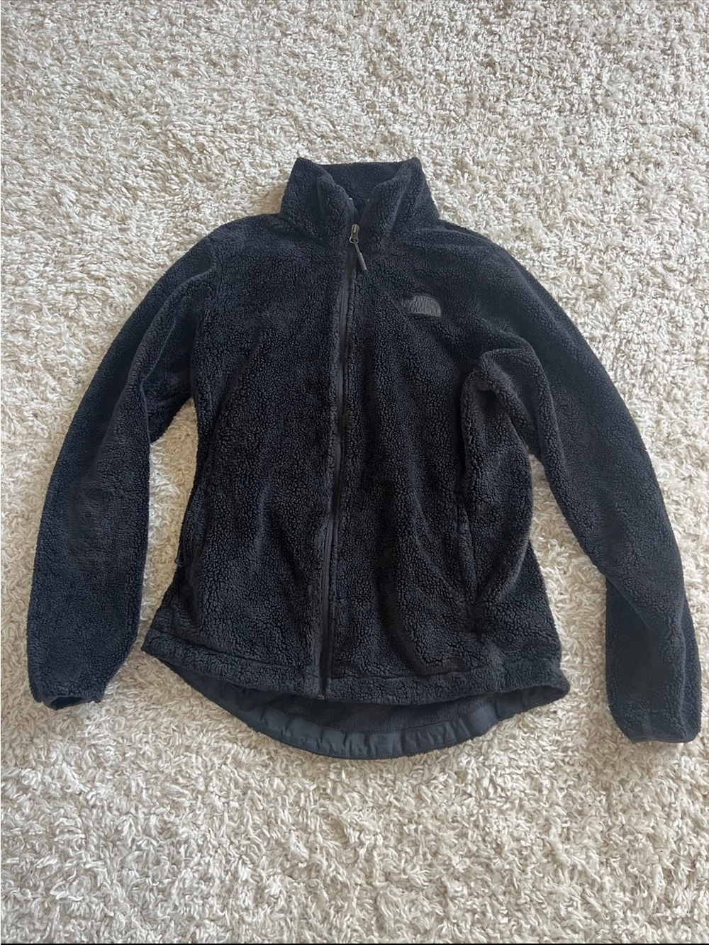 The North Face  Dark Grey Sherpa Puffer Jacket